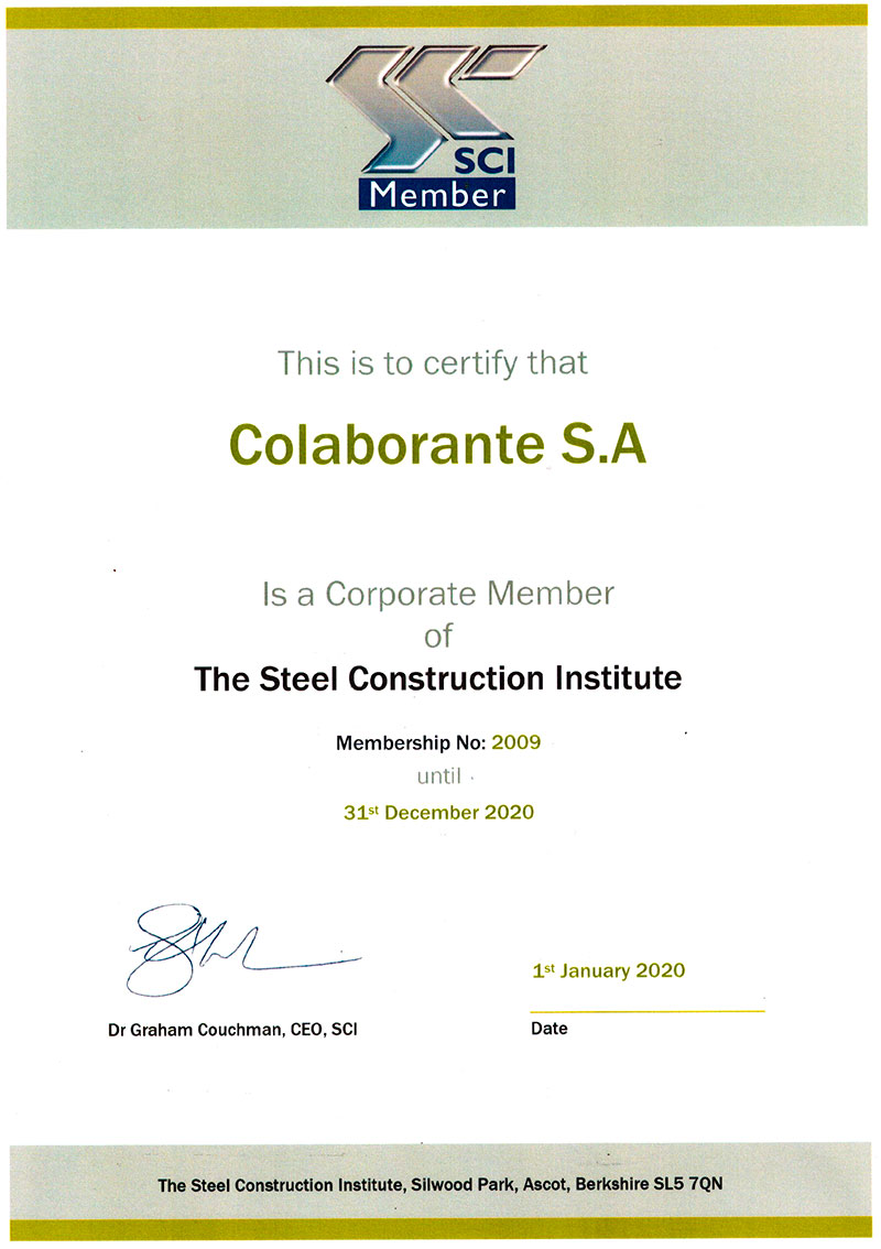 Certificado Membro SCI
